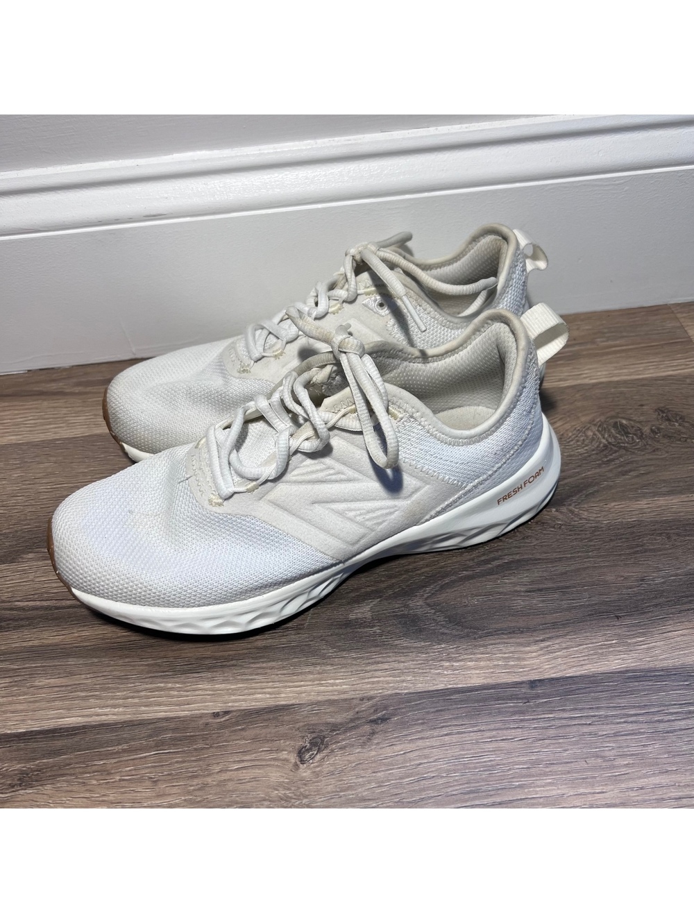 New Balance White sneakers, women's size 8